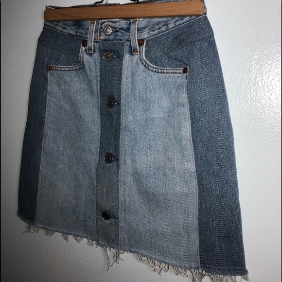 levis redone skirt